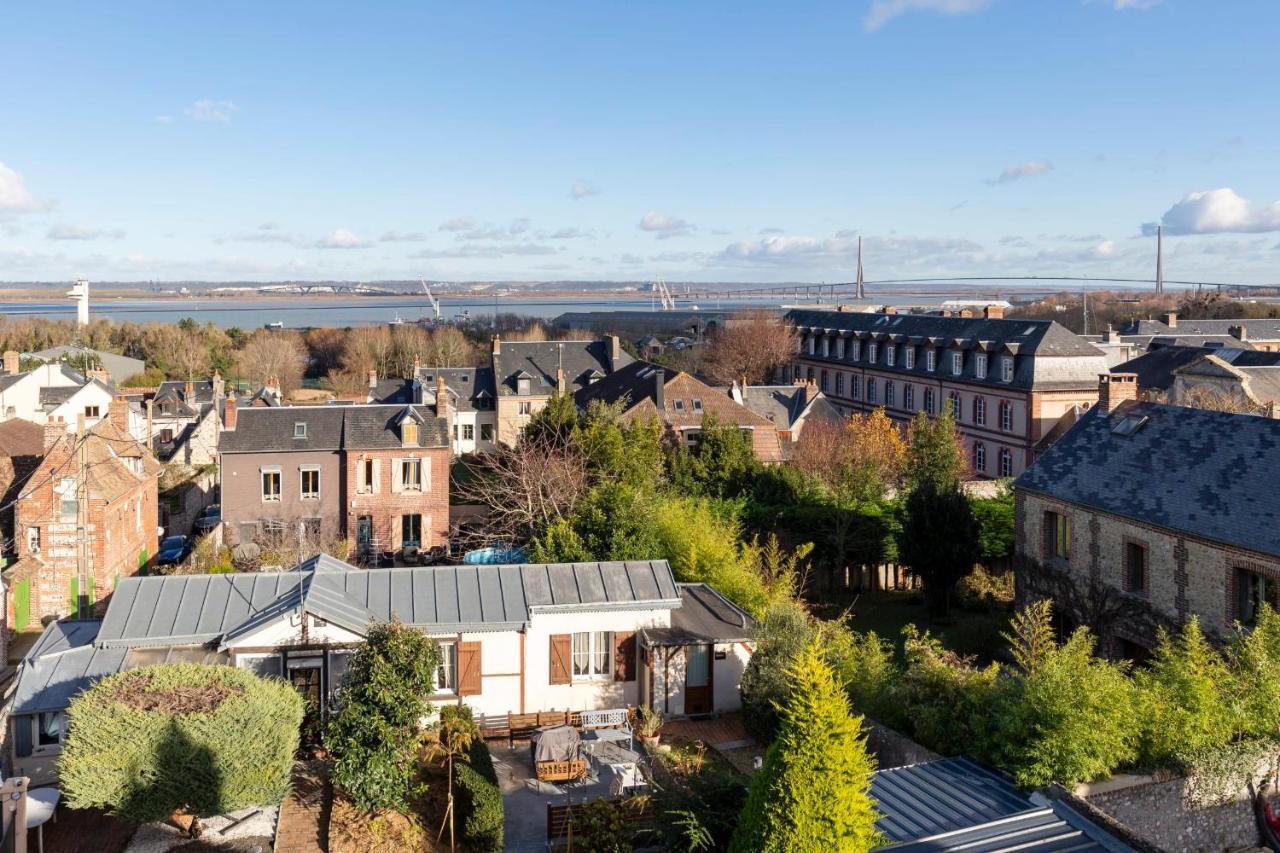 La-Haut - 3 Panorama Of The Estuary - City Center Honfleur Exterior photo