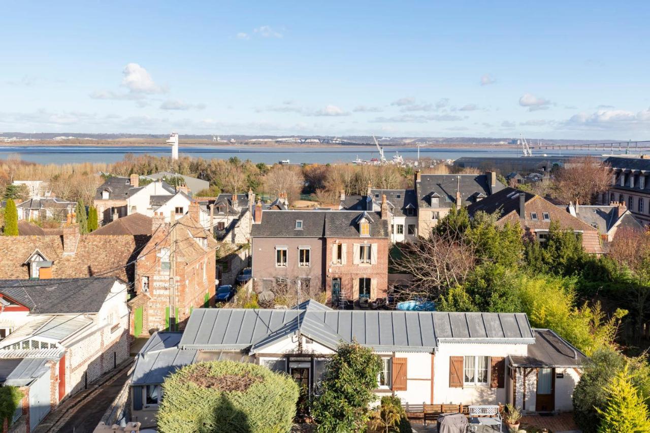 La-Haut - 3 Panorama Of The Estuary - City Center Honfleur Exterior photo
